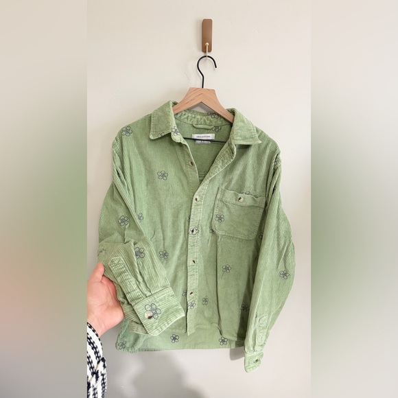 Urban Outfitters Icon Corduroy Overshirt in Green - Picture 6 of 8